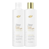 Dove Shampoo & Conditioner Set for Women Bond Strength with Peptide Complex, 12 Fl oz 2 Count Squeeze Bottles