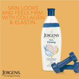 Jergens Skin Firming Body Lotion for Dry Skin, Moisturizer with Collagen, Elastin, 16.8 oz
