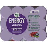 V8 Energy Pomegranate Blueberry Energy Drink, 8 fl oz Can, 12 Pack