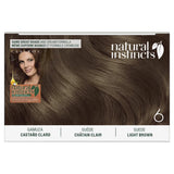 Clairol Natural Instincts Demi-Permanent Hair Color Creme, 6 Light Brown, Hair Dye, 1 Application