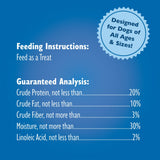 Bil-Jac VetDogs Veteran's K-9 Corps Skin & Coat Formula, Soft & Moist Dog Treats, Chicken, 10 oz