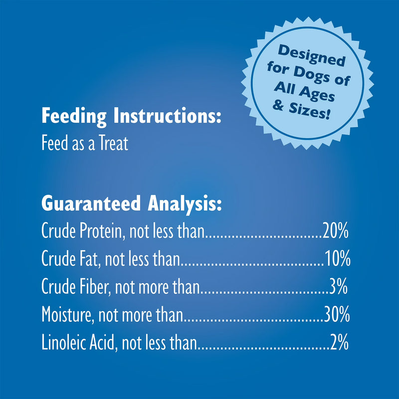 Bil-Jac VetDogs Veteran's K-9 Corps Skin & Coat Formula, Soft & Moist Dog Treats, Chicken, 10 oz