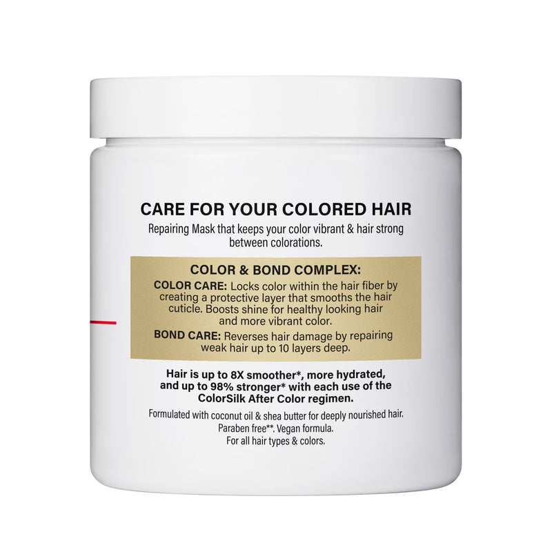 Revlon ColorSilk After Color Care Hair Mask Damaged Hair Repair, 7.6 fl oz