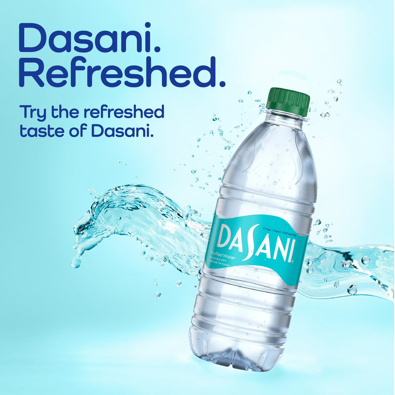 Dasani Purified Water Bottles, 16.9 fl oz, 32 Pack