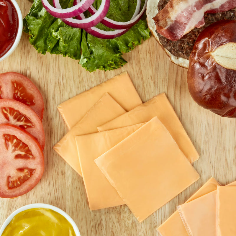 Great Value Individually Plastic Wrapped Singles American Cheese Product, 16 oz, 24 Slices