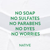 Native Shave Cream for Face & Body, Cedarwood & Jasmine 7.6 fl oz
