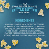 AMC Theatres Microwave Popcorn 6 count, Kettle Butter