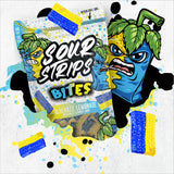 SOUR STRIPS Bites Bluerazz Lemonade Flavored Chewy, Candy Bag, 6.35 oz