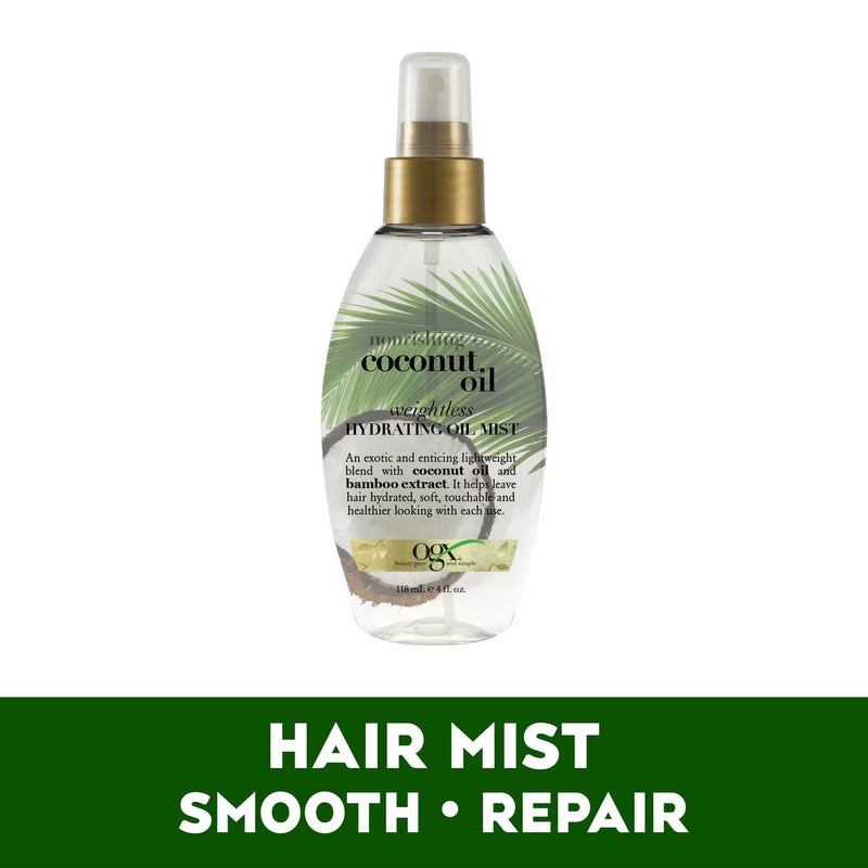 OGX Nourishing + Coconut Oil Weightless Hydrating Hair Mist, 4 fl. oz