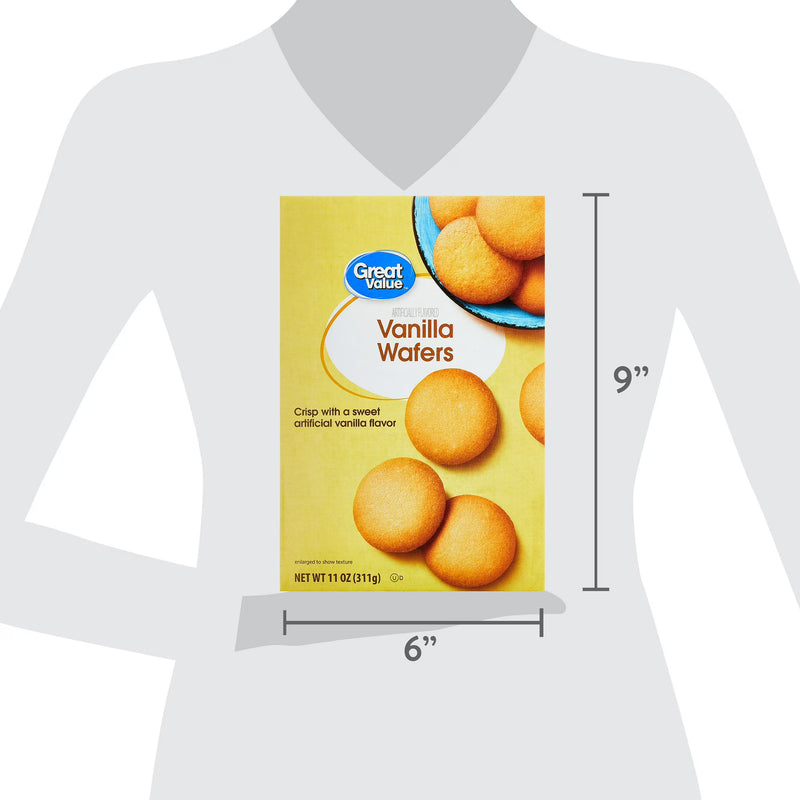 Great Value Vanilla Wafer Cookies, 11 oz, 1 Count