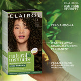 Clairol Natural Instincts Demi-Permanent Hair Color Creme, 5C Medium Brown, Hair Dye, 1 Application