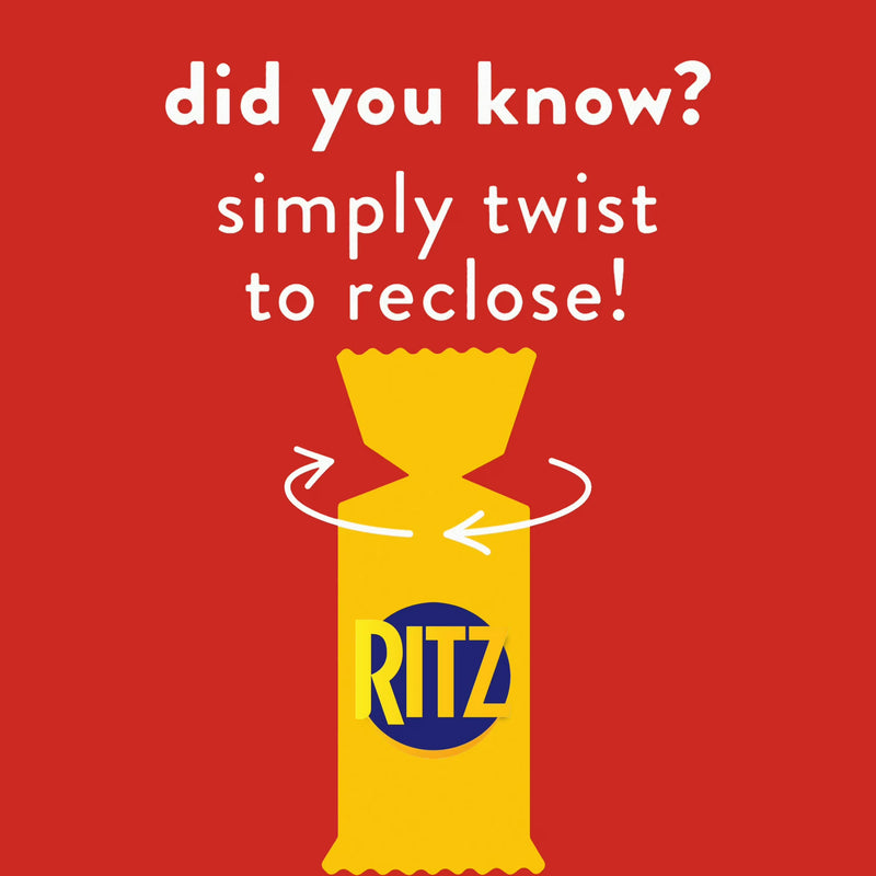 RITZ Original Crackers, Snacks for Kids and Adults, Lunch Snacks, 13.7 oz