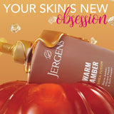 Jergens Shea Fusion Warm Amber Scented Body Lotion, Moisturizer for Dry Skin, 14 fl oz