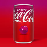 Coca-Cola Cherry Soda Pop Mini Cans, 7.5 fl oz, 6 Pack
