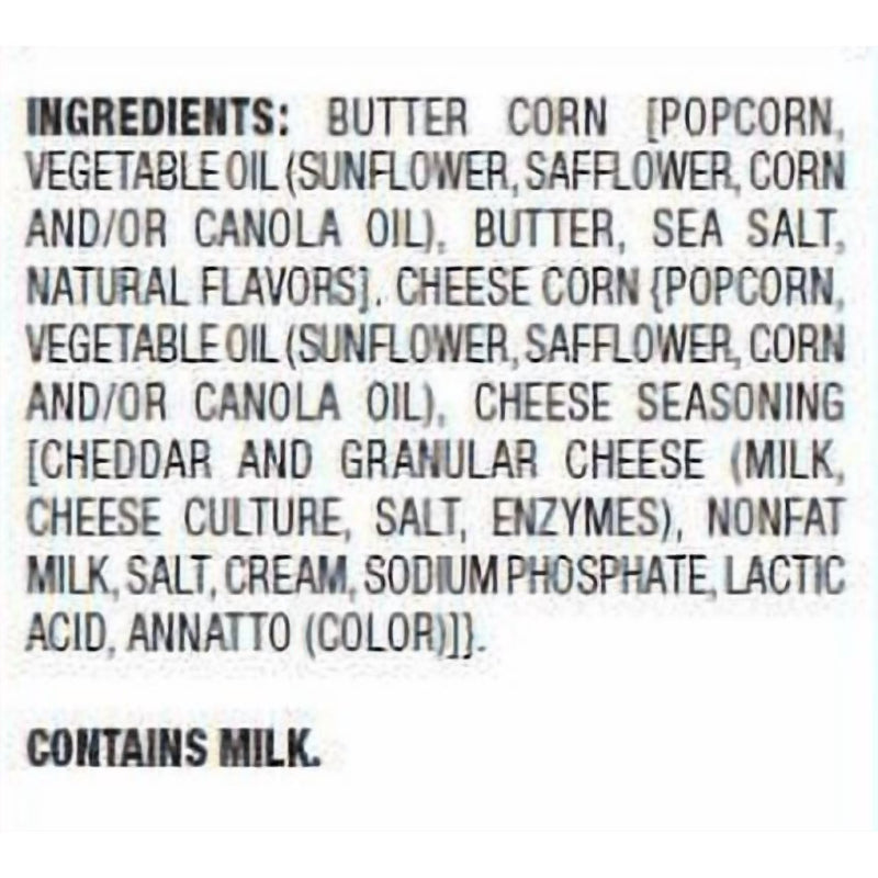 G.H. Cretors Handcrafted Small-Batch Cheese & Caramel Popcorn Mix, 7.5 oz, Gluten-Free Snack