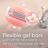 Gillette Venus Mini on The Go Women's Razor Handle with 1 ComfortGlide White Tea Scent Blade Refill + 1 Travel Case