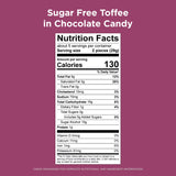 RUSSELL STOVER Sugar Free Toffee Squares in Chocolate Candy, 5.1 oz. bag