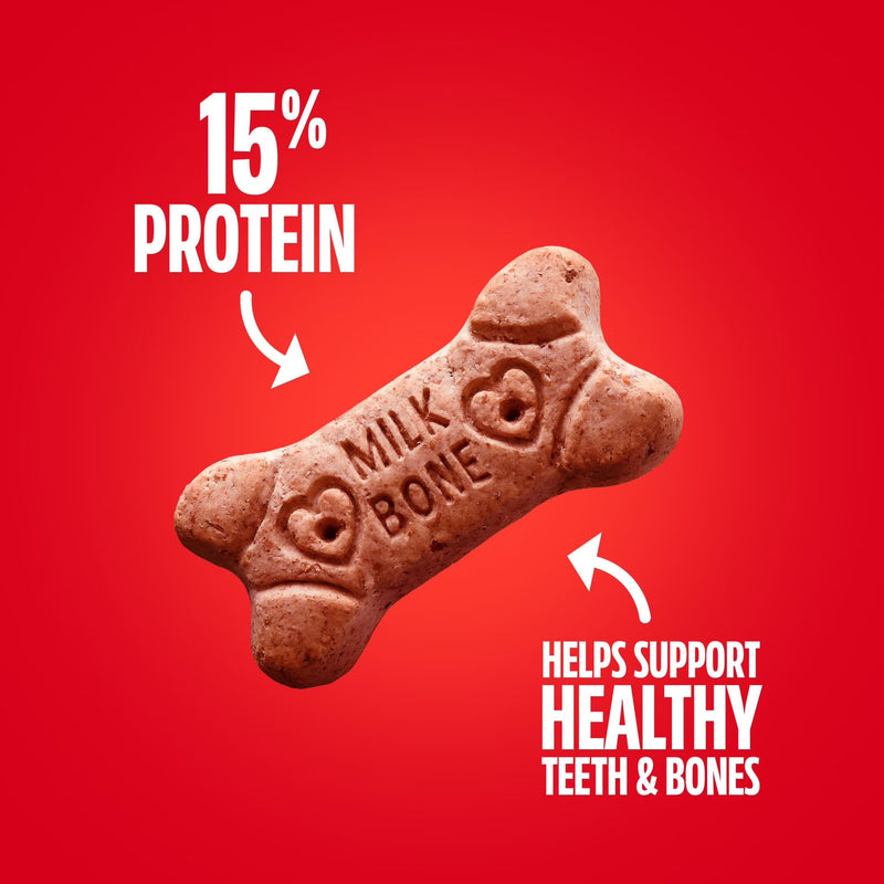 Milk Bone Flavor Snacks Small Dog Biscuits, Flavored Crunchy Dog Treats, 24 oz Box