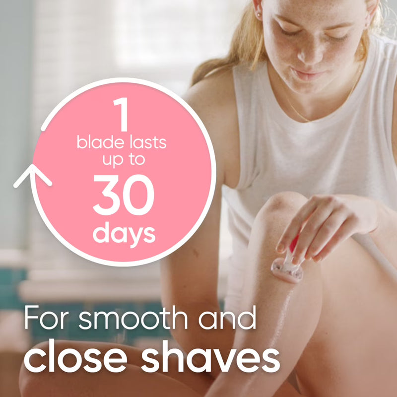 Gillette Venus Mini on The Go Women's Razor Handle with 1 ComfortGlide White Tea Scent Blade Refill + 1 Travel Case