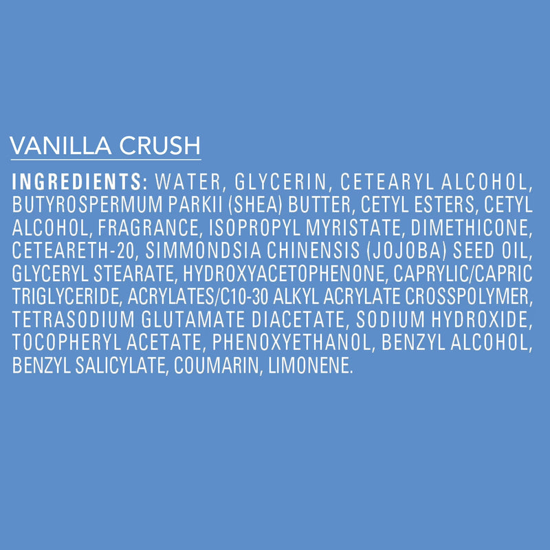 Jergens Shea Fusion Vanilla Crush Scented Body Lotion, Moisturizer for Dry Skin, 14 fl oz