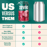 (3 pack) (3 pack) (3 Packs) Zevia Zero Calorie, No Sugar Dr. Zevia Soda Pop, 12 fl oz, 8 Pack Cans