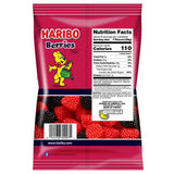 HARIBO Berries Original Red and Black Raspberry Gummies Fruit Flavor Crunchy and Chewy Gummy Candy, 8oz, Share Size Bag