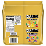 HARIBO Goldbears & Wild Berry Goldbears Gummy Candy, 30oz, 75ct Minis Bag