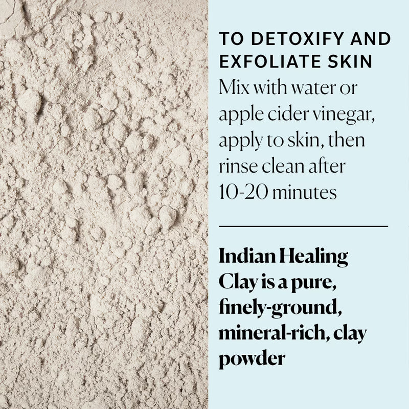 Sky Organics Indian Healing Clay with Detoxifying Bentonite Clay, 16 oz.