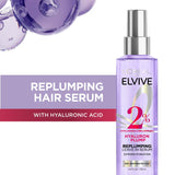 L'Oreal Paris Elvive Hyaluron Plump Moisturizing Leave-In Hair Spray, 4.4 fl oz