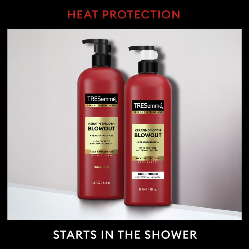 Tresemme Shampoo & Conditioner Keratin Smooth, 28 Fl oz 2 Count