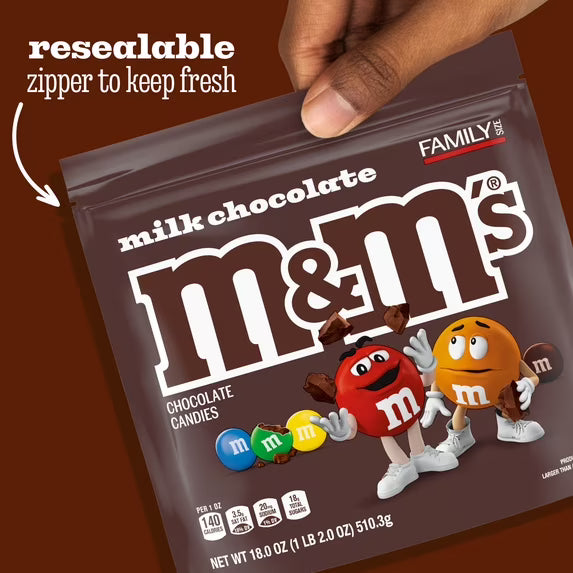 M&M'S Milk Chocolate Candy, Sharing Size (10 oz)