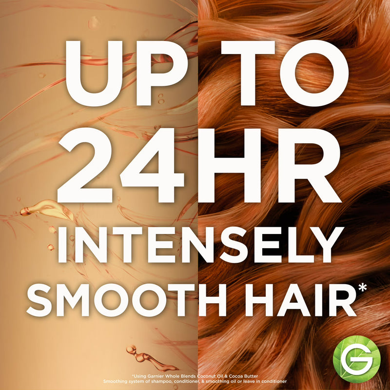 Garnier Whole Blends Frizz Control Shampoo, Coconut Oil Cocoa Butter, All Hair Types 28 fl oz