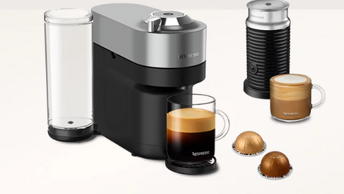 Vertuo Pop+ Deluxe Titan & Aeroccino3 Milk Frother
