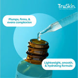 TruSkin Hyaluronic Acid Face Serum, Dual-Action Hydration with Ceramides & Aloe, 1 fl oz