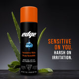 Edge Sensitive Skin Shave Gel for Men, Twin Pack, 14 oz