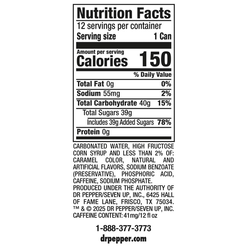 Dr Pepper Blackberry Soda Pop, 12 fl oz, 12 Pack Cans