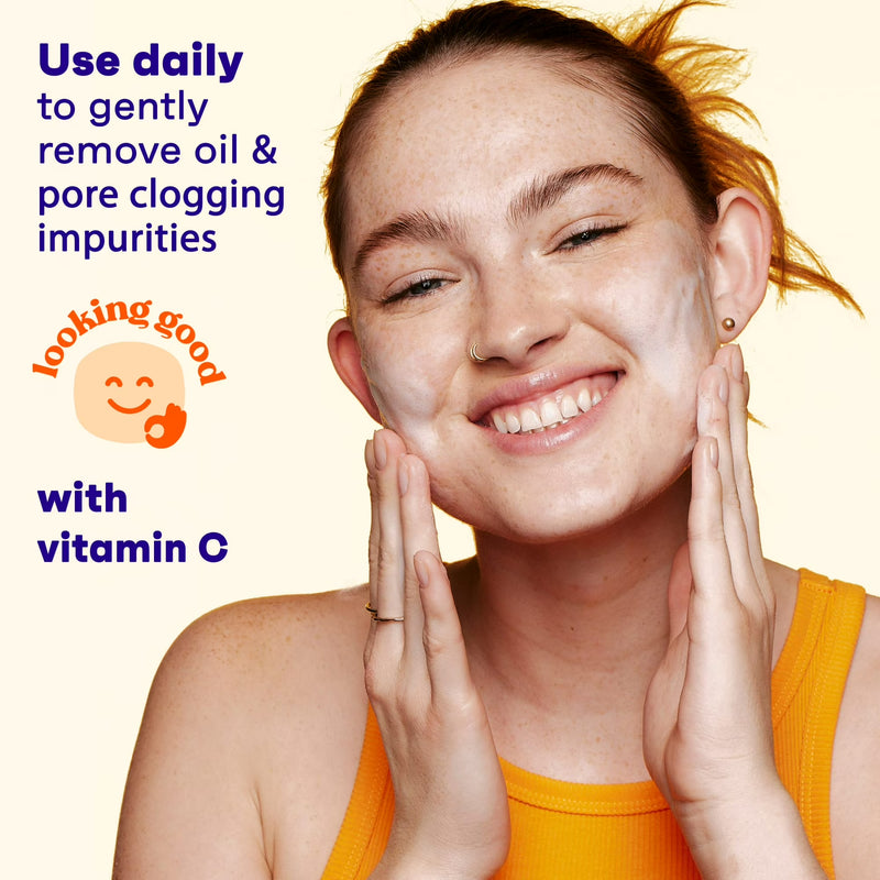 Clean & Clear Morning Burst Oil-Free Gentle Daily Acne Face Wash, 8 fl. oz
