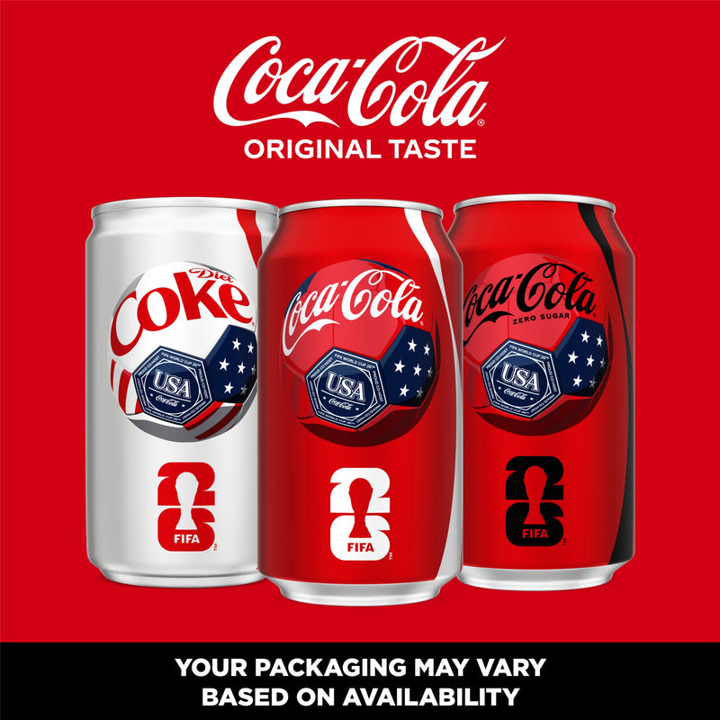 Coca-Cola Soda Pop Cans, 12 fl oz, 24 Pack