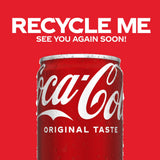 Coca-Cola Soda Pop Mini Cans, 7.5 fl oz, 6 Pack