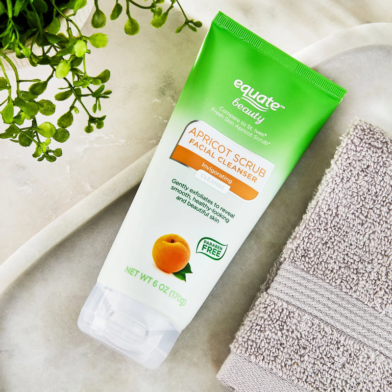 Equate Apricot Scrub Facial Cleanser, 6 oz