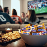 Snickers Fun Size Football Chocolate Bars Variety Pack, Party Size - 24.02 oz Candy Bag