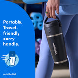 nutribullet Flip Insulated Portable Blender NBPB10350AK - Matte Black, 18oz