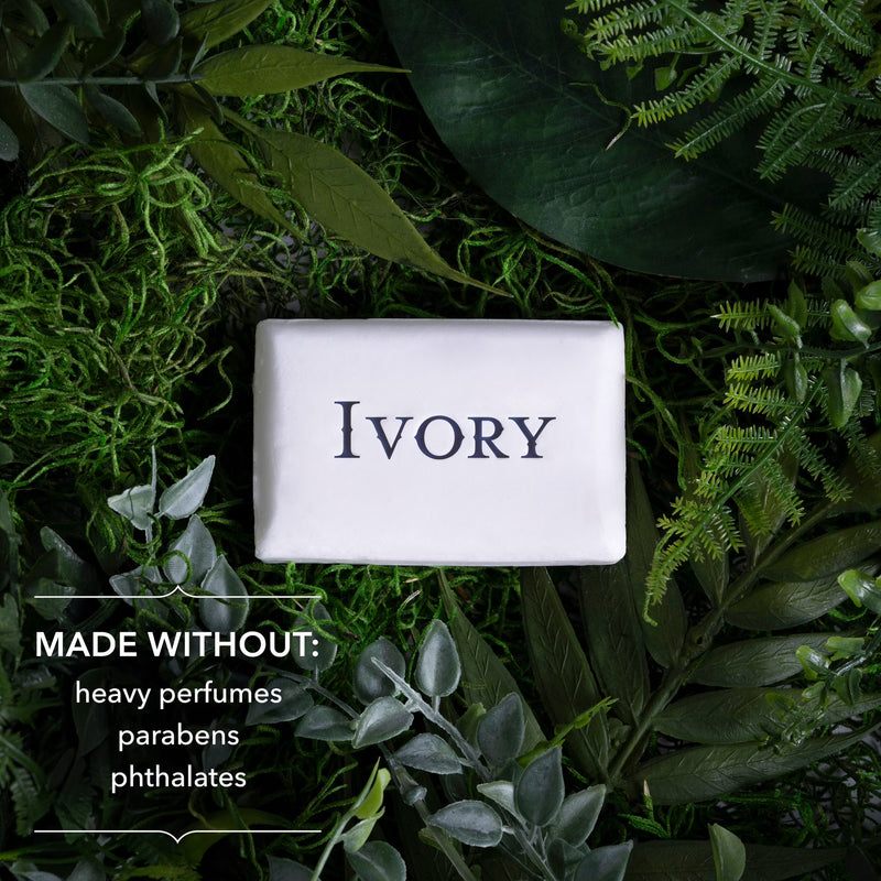 Ivory Gentle Bar Soap, Original Scent 4 oz (4 count)