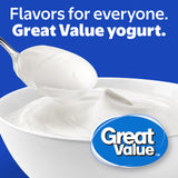 Great Value Plain Nonfat Greek Yogurt, 5.3 oz Individual Cup