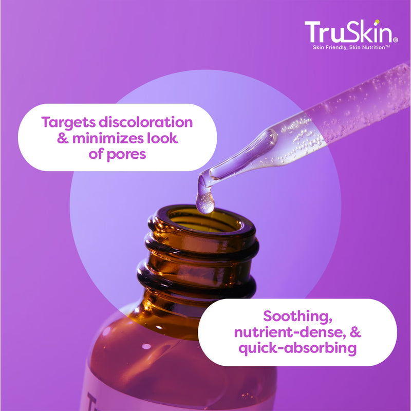 TruSkin Niacinamide Serum for Face with Zinc and Hyaluronic Acid, Clarifying and Brightening for Dull Skin, All Skin Types, 1 fl oz