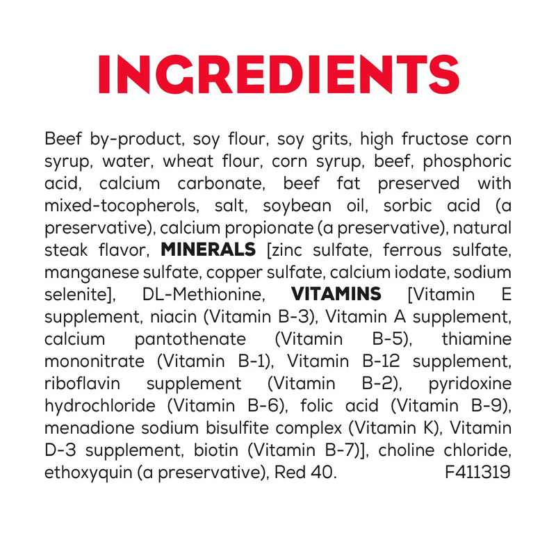 Purina Moist & Meaty Dry Dog Food, High Protein Steak Flavor with Real Beef, 12 Count