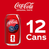 Coca-Cola Soda Pop Fridge Pack Cans, 12 fl oz, 12 Pack
