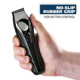 Wahl Lithium Ion All-in-One Beard Trimmer for Men - Black/ Silver Model 9888-600