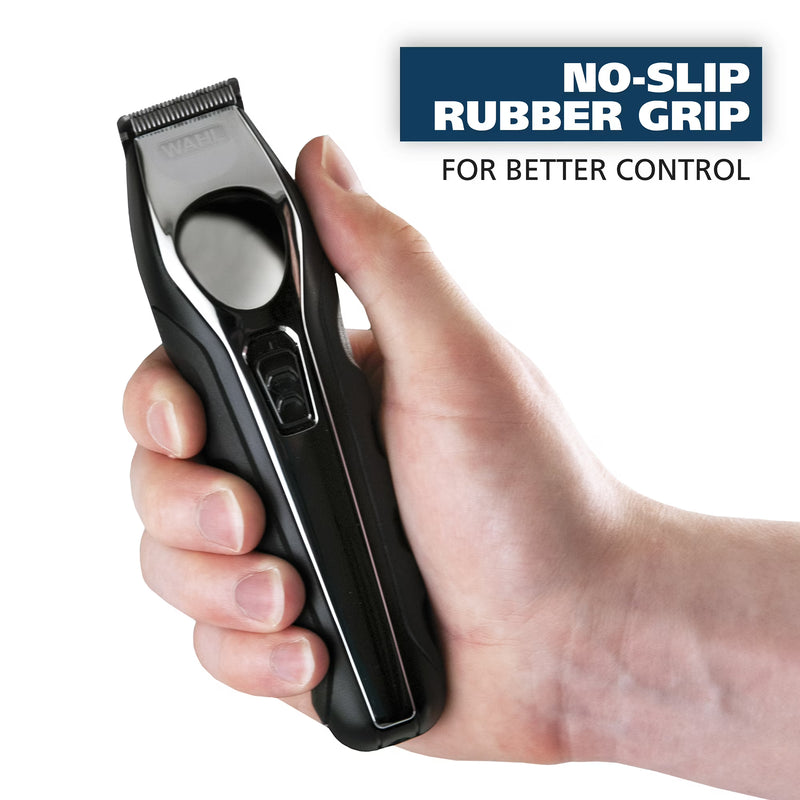 Wahl Lithium Ion All-in-One Beard Trimmer for Men - Black/ Silver Model 9888-600