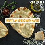 Stonefire® Roasted Garlic Naan Bread, Soft Authentic Flatbread for Dipping & Pizza, 8.8 oz, 2 Count
